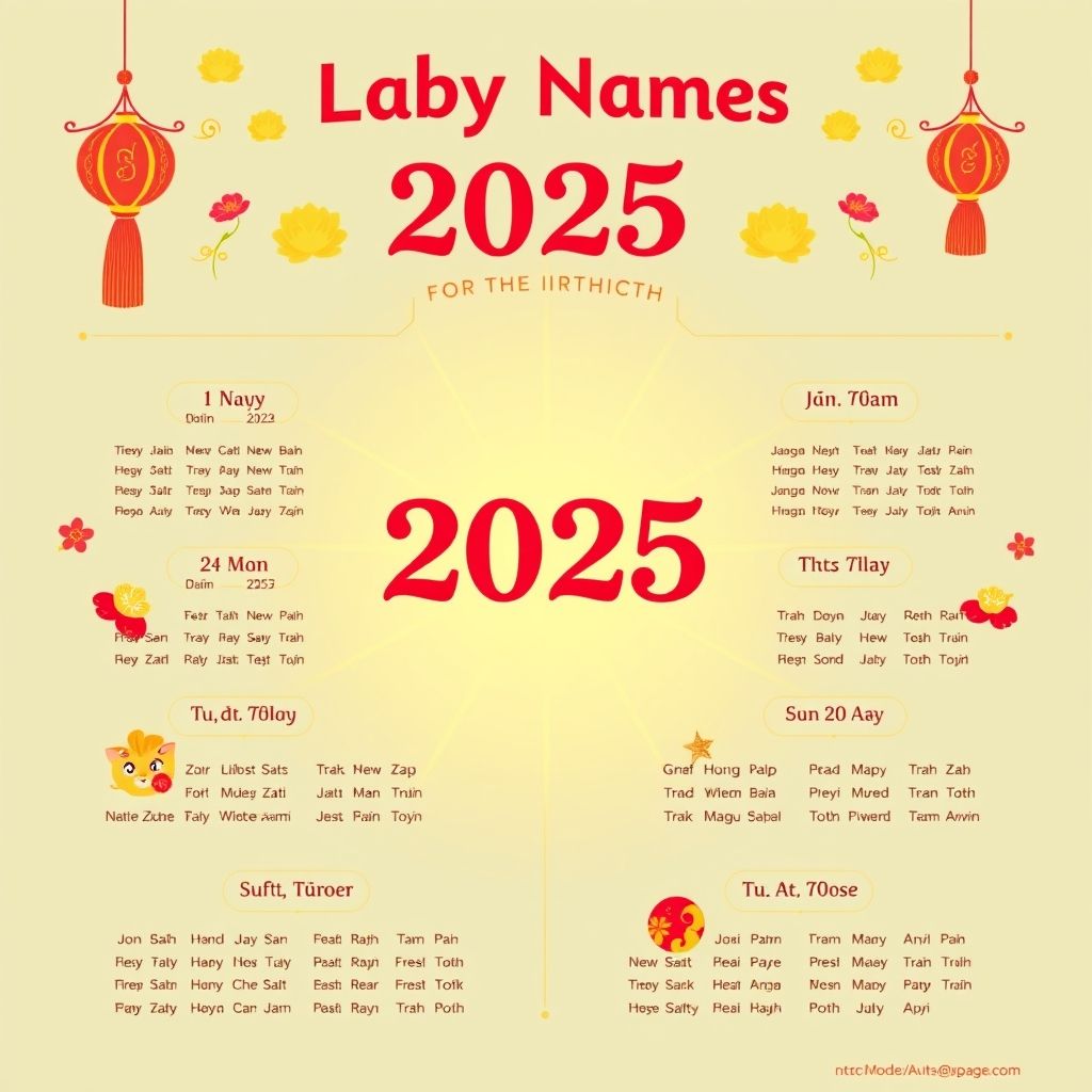 รวมไอเดียตั้งชื่อลูก ให้โชคดีตามวันเกิดปี 2568